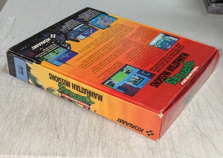 Teenage Mutant Ninja Turtles: Manhattan Missions Konami 1991 /IBM PC Complete