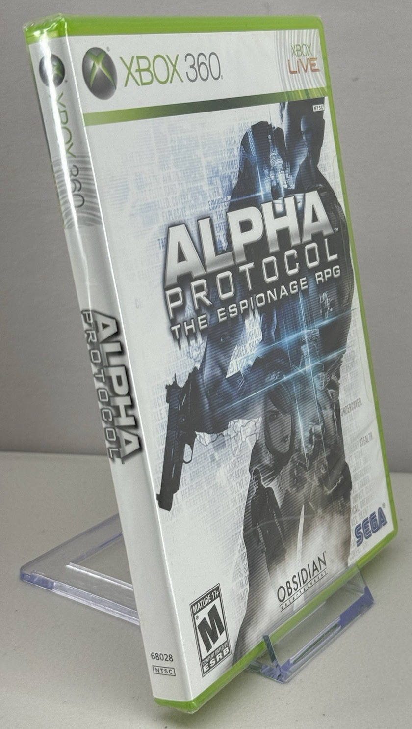 Alpha Protocol The Espionage RPG (XBOX 360) New Factory Sealed CIB Video Game