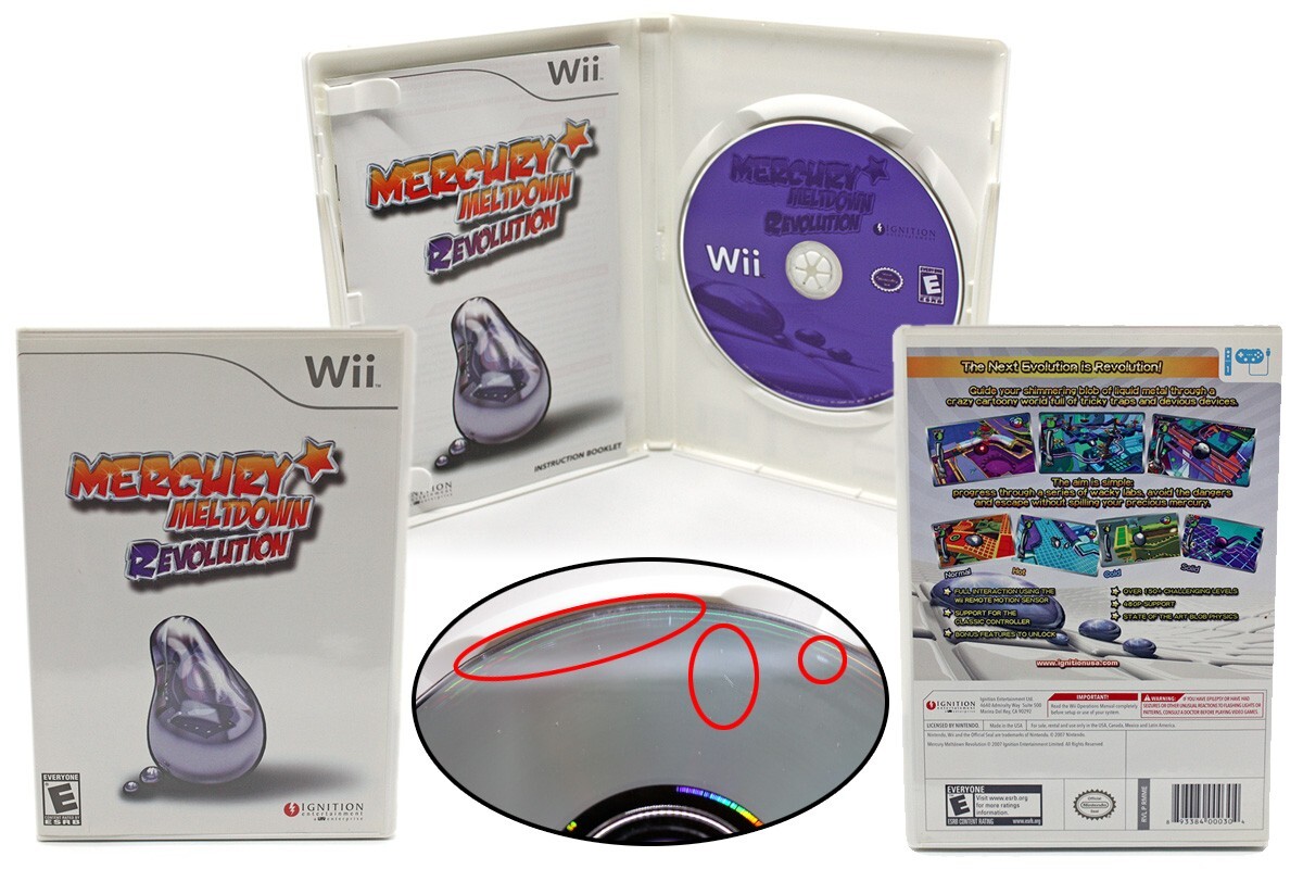 Lot of Various “Wii” Game Discs (5), by Nintendo (USED) – READ FULL DESCRIPTION