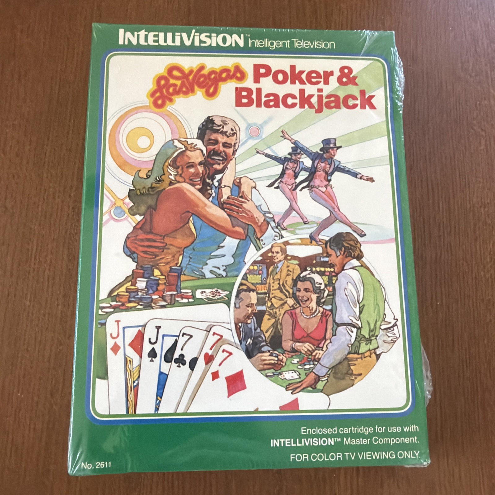 LAS VEGAS POKER AND BLACKJACK FOR MATTEL INTELLIVISION, FACTORY SEALED