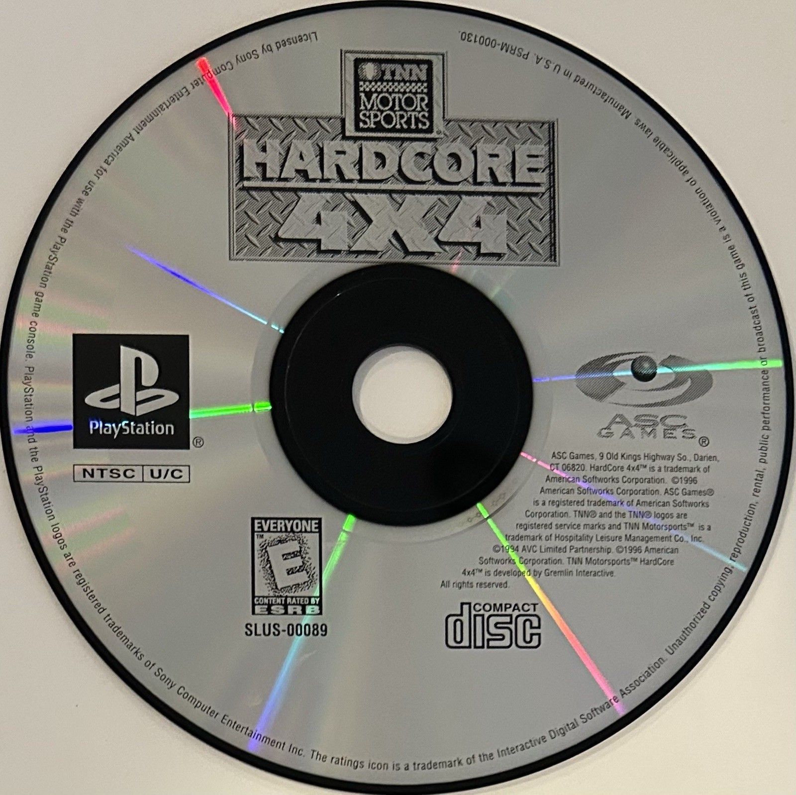 TNN Motorsports HardCore 4×4 (PlayStation 1, PS1) DISC ONLY | NO TRACKING | M106