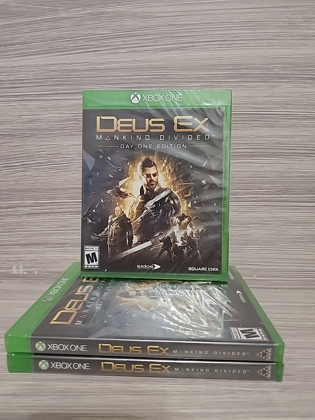 Deus Ex: Mankind Divided — Day One Edition (Microsoft Xbox One, 2016) Sealed