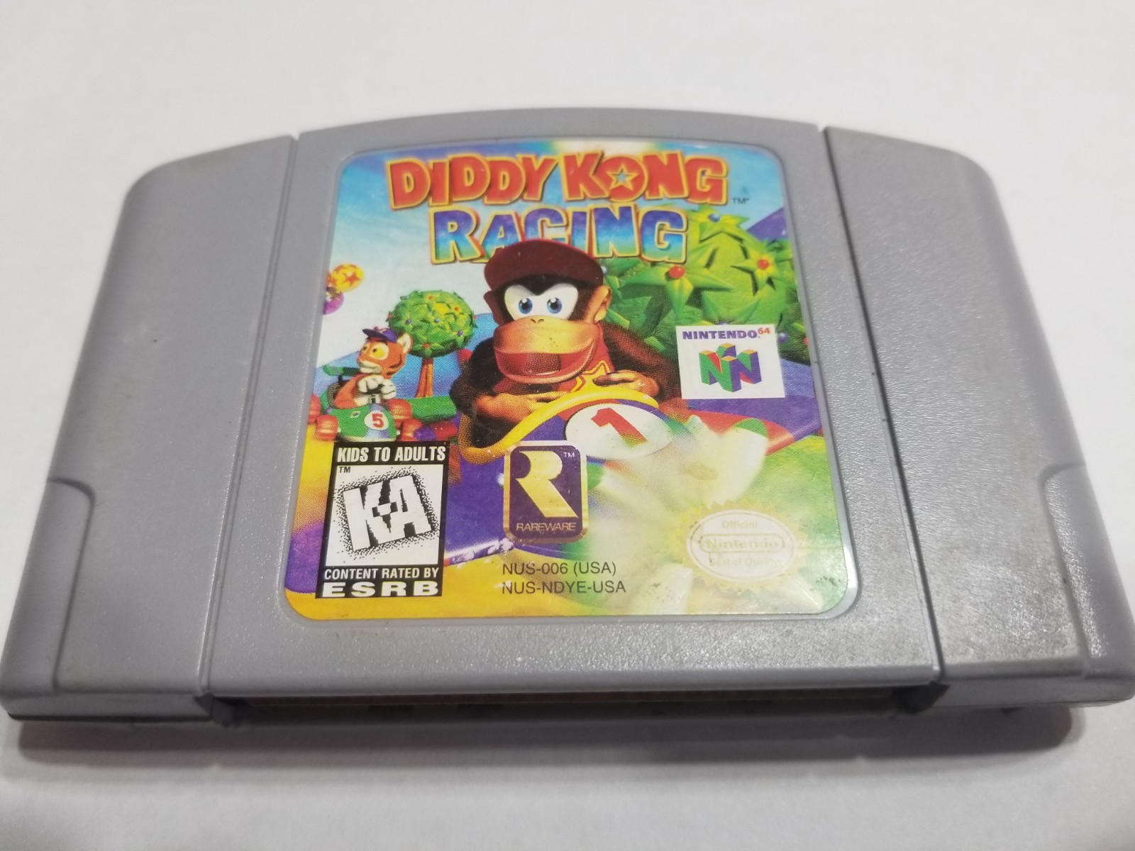 Diddy Kong Racing (Nintendo 64, 1997) Authentic & Tested & Working