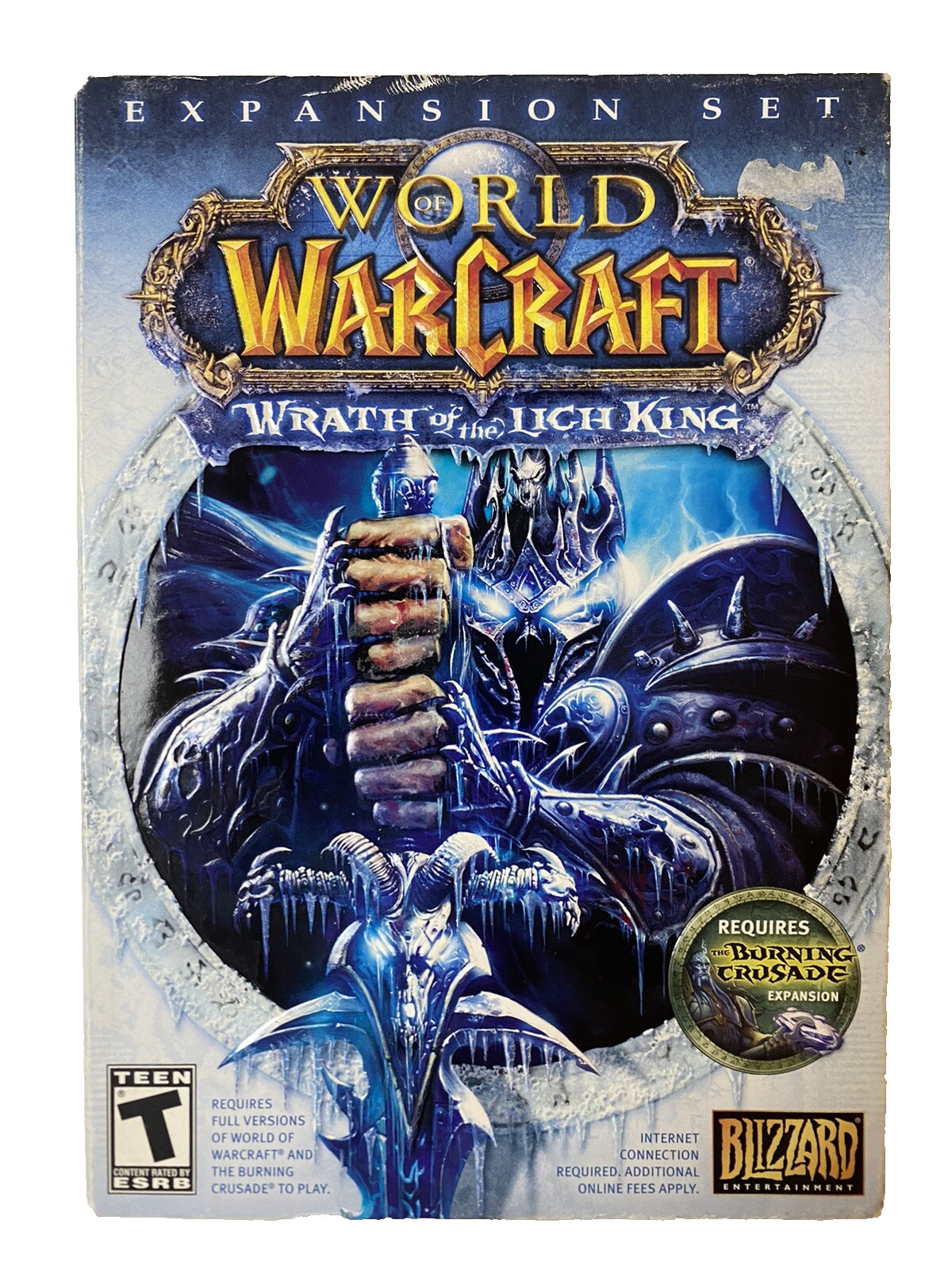 World of Warcraft – Wrath of the Lich King Expansion Set PC MAC DVD 2008 Game