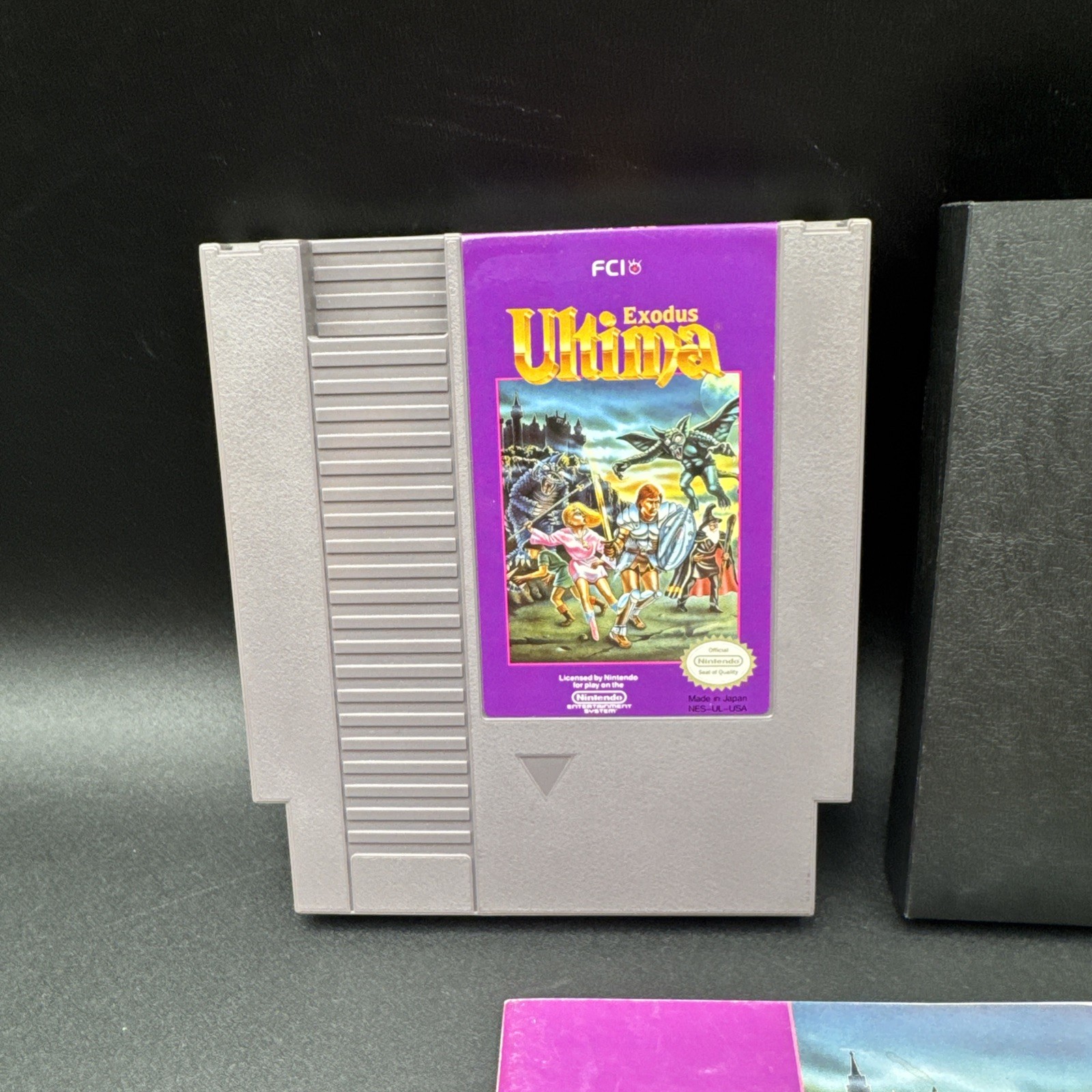 Ultima Exodus NES Nintendo FCI Tested Working Authentic Cartridge