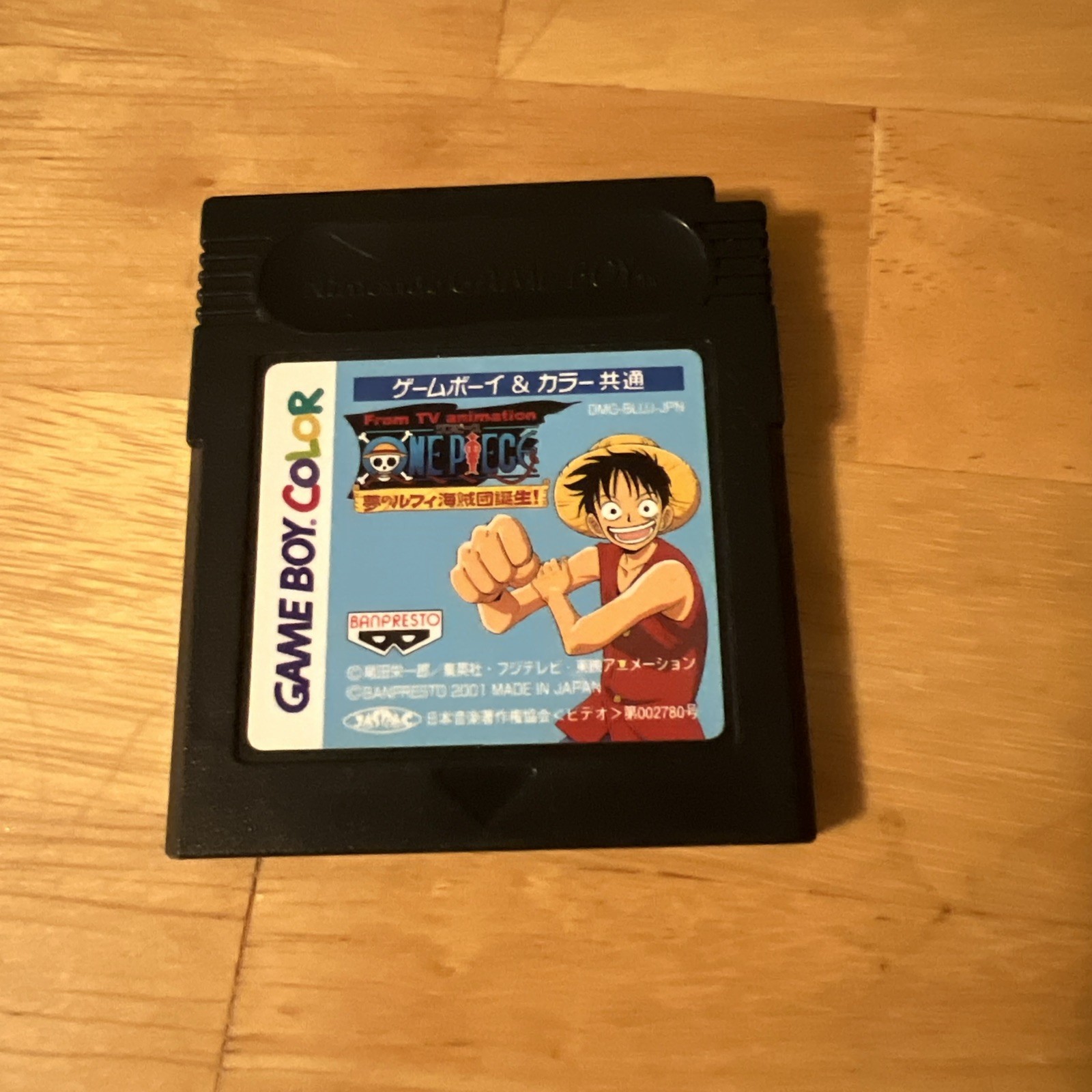 One Piece Yume no Luffy Kaizokudan Tanjou Japan Game Boy Color GBC US Seller