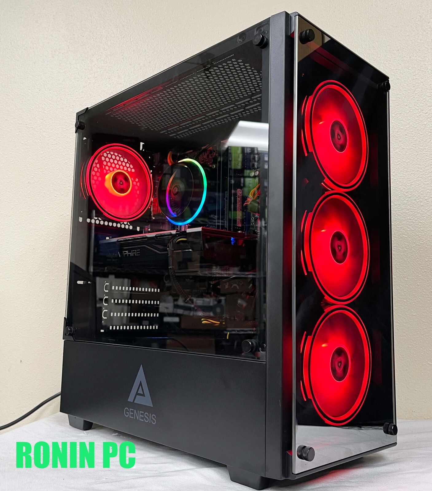 Gaming Computer Desktop PC Intel i7 CPU AMD RX 580 RAM SSD WiFi Win 10 Pro Ready