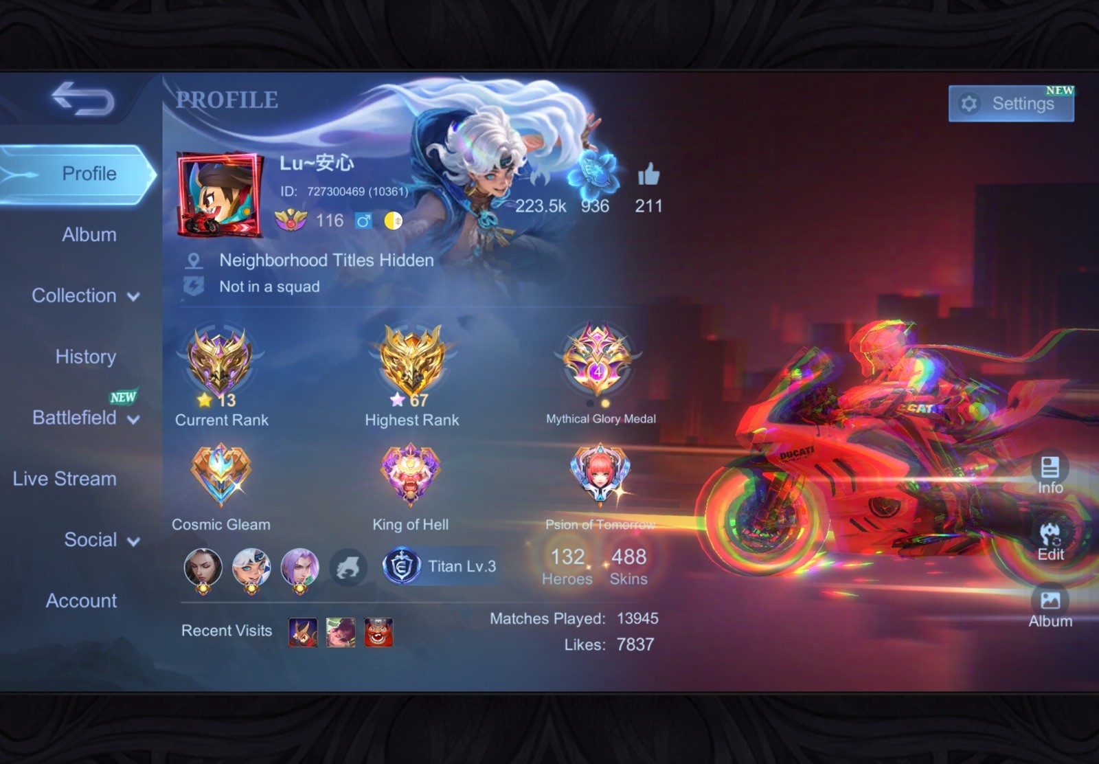 Mobile Legends Bang Bang Account – Mega Collector III