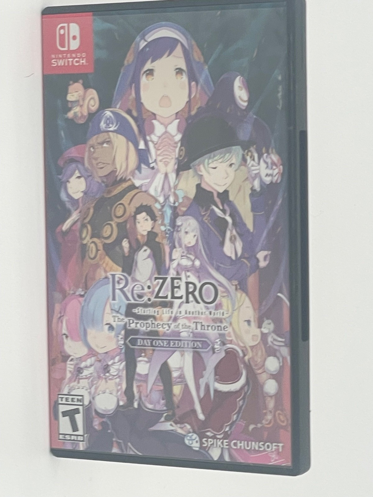 Re:ZERO The Prophecy of the Throne Steins;Gate Elite Nintendo Switch Game Lot