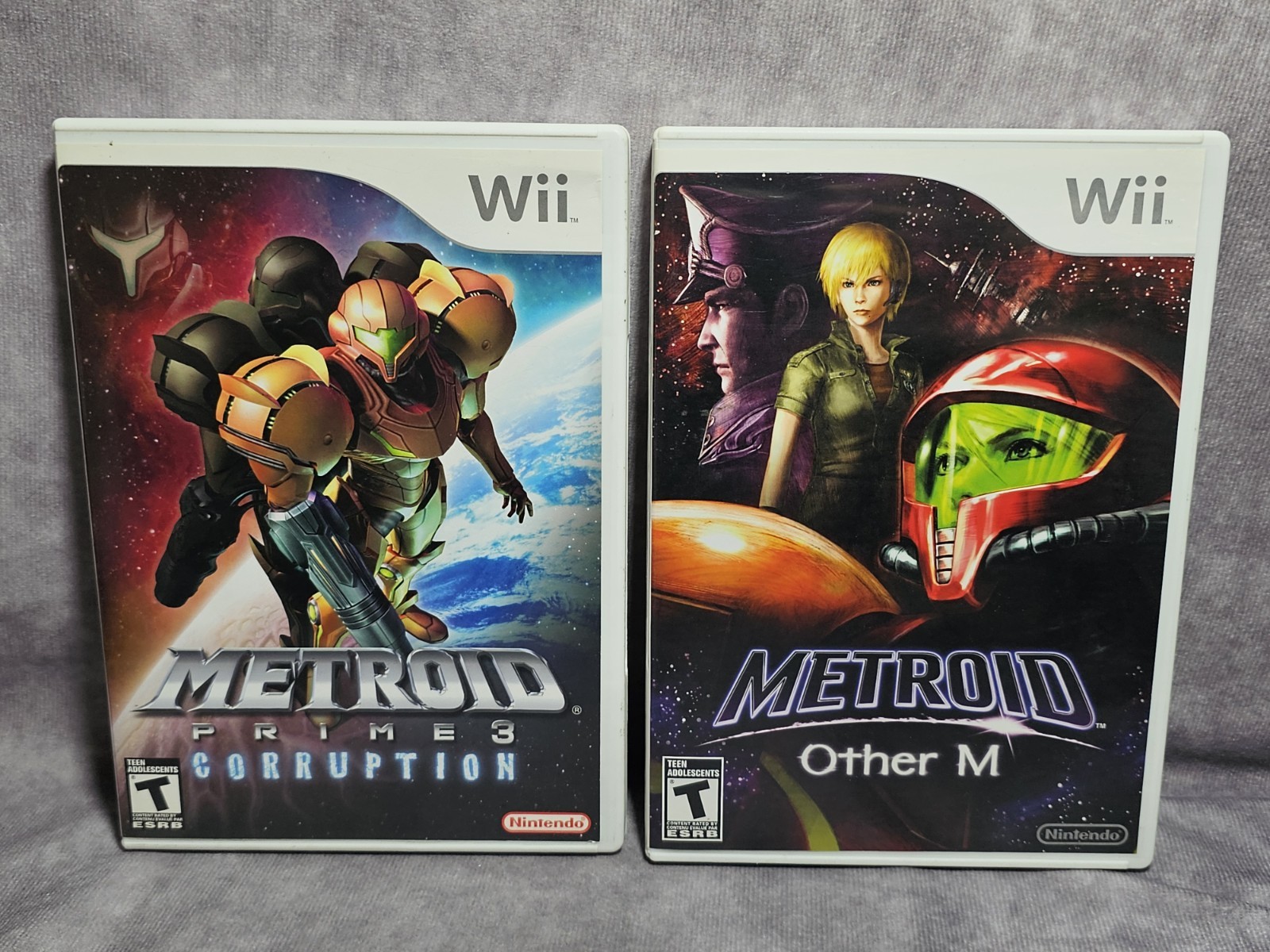 Lot Metroid Prime 3 Corruption & Other M Nintendo Wii CIB Complete w/ Inserts