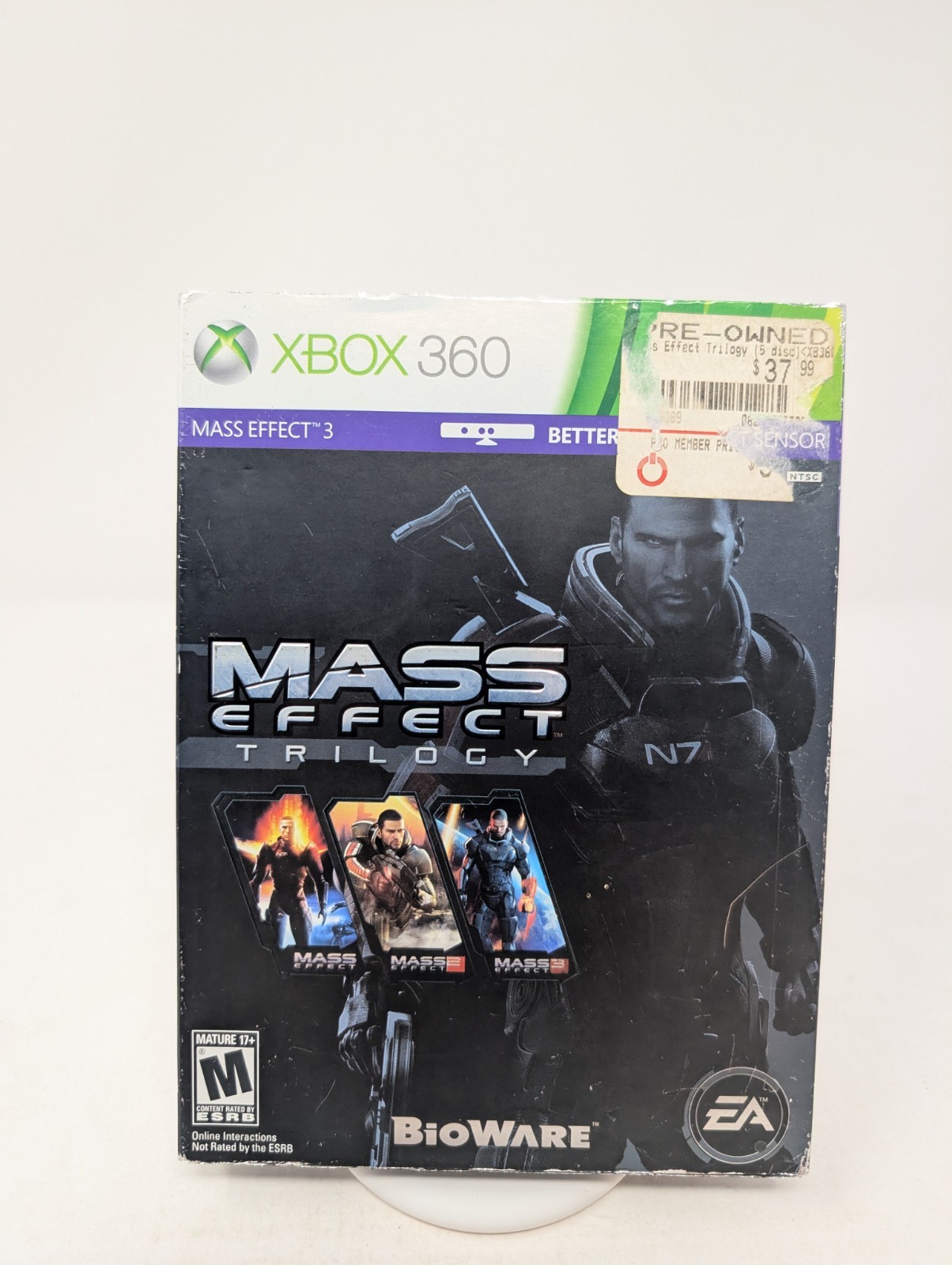 Mass Effect Trilogy (Microsoft Xbox 360, 2012) – Box Set, Tested And Working
