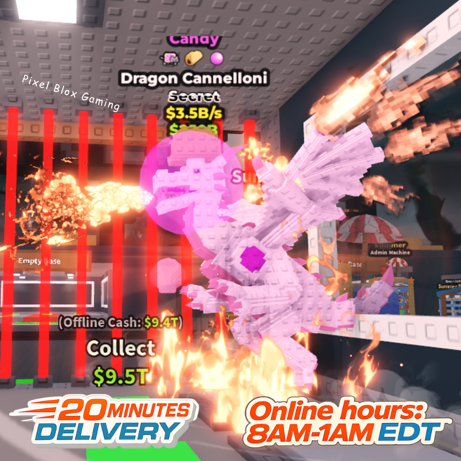 STEAL A BRAINROT 🧠Candy Dragon 3.5B/s🧠Cheap+Fast Delivery🚀