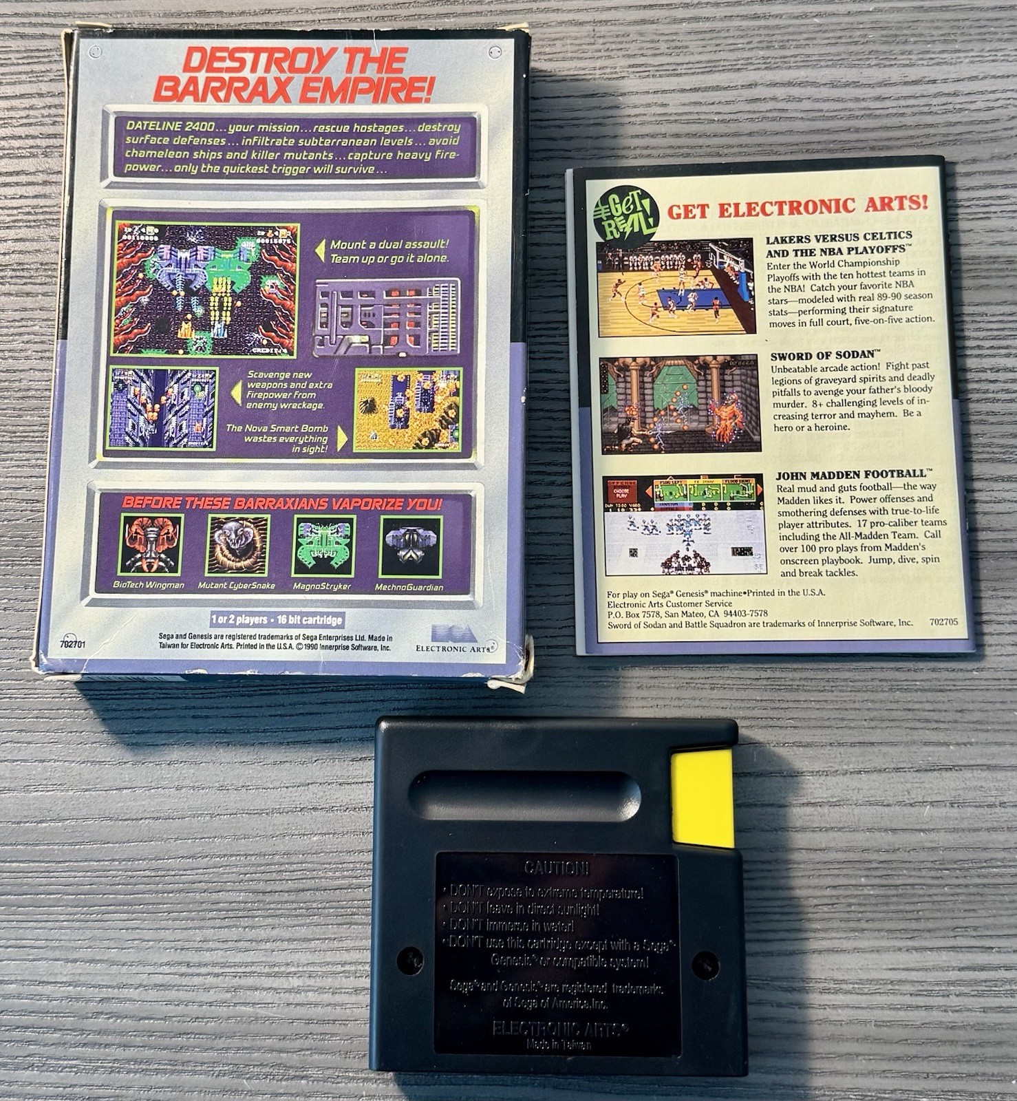 Battle Squadron by Innerprise Software – Complete Authentic Sega Genesis