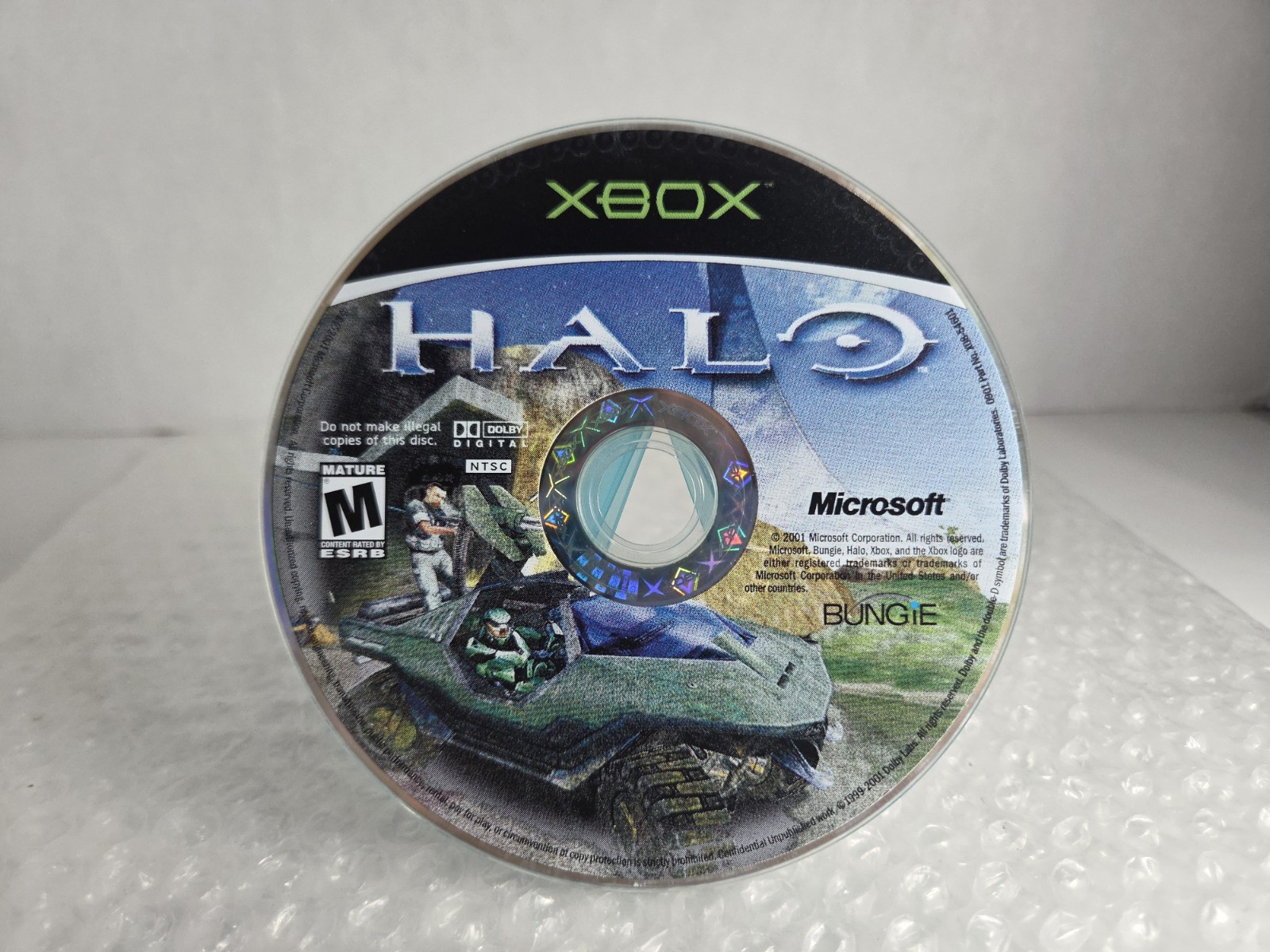 Halo: Combat Evolved Microsoft Xbox Complete In Box CIB Tested Resurfaced Bungie