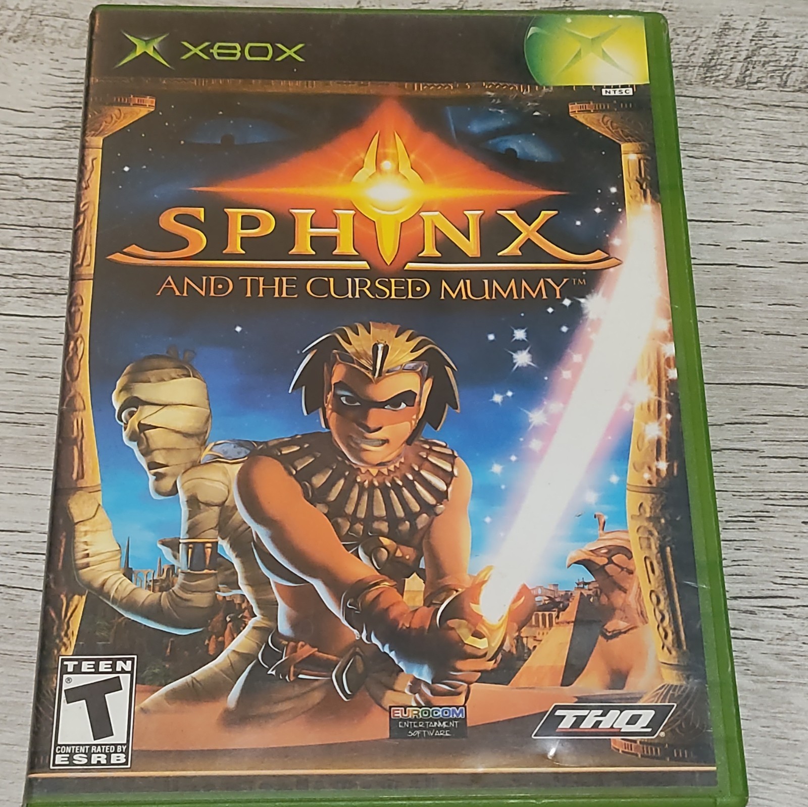 THQ Sphinx and the Cursed Mummy (Xbox, 2003) Manual Included NTSC-U/C T