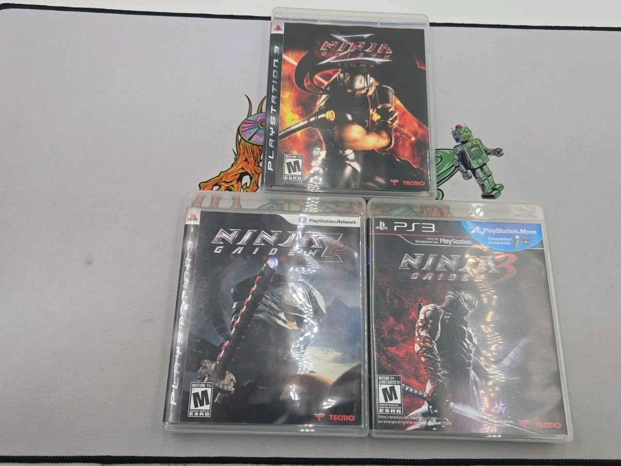 Ps3 Game Lot Ninja Gaiden Sigma, 2 & 3 (Sony PS3, 2012) All CIB W/ Manual
