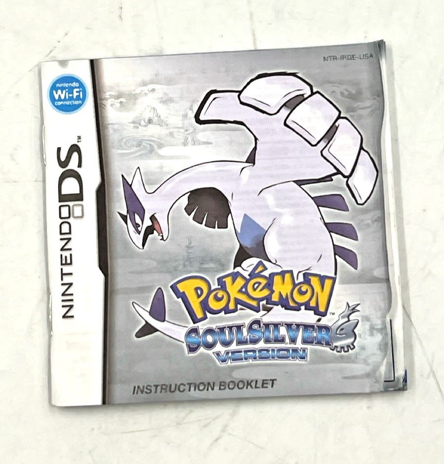 Pokemon: SoulSilver Version (Nintendo DS, 2010) Authentic (EL1134712)