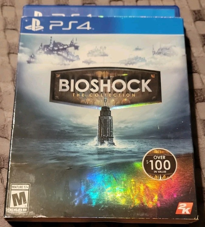 BioShock: The Collection (Sony PlayStation 4, 2016, PS4) w/Slipcover CIB Manual
