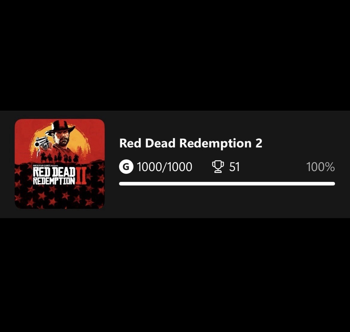 Red Dead Redemption 2 100% Achievements (Xbox)