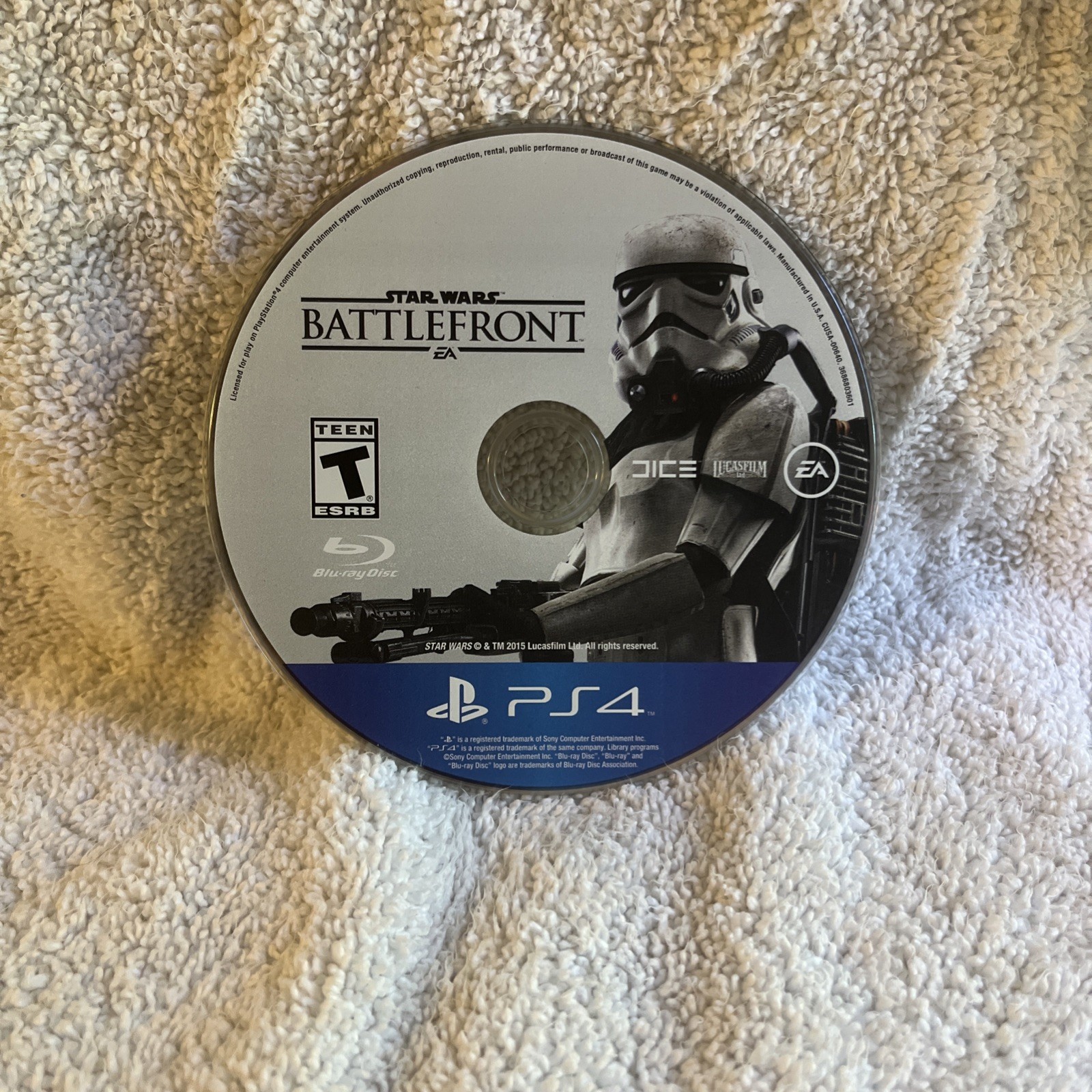 Star Wars: Battlefront (PlayStation 4, 2015) DISC ONLY