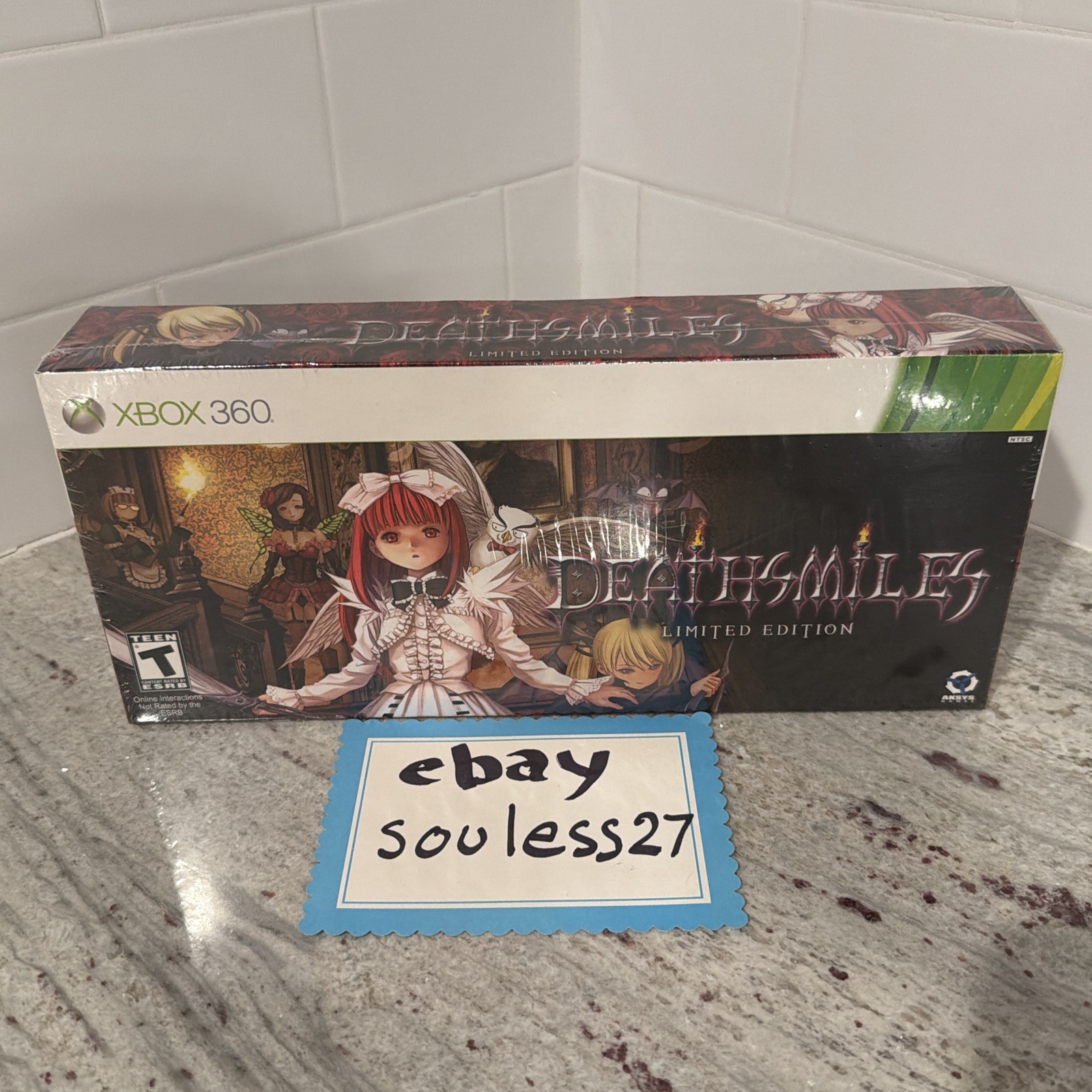 Deathsmiles Limited Edition (Microsoft Xbox 360, 2010) Brand New Factory Sealed