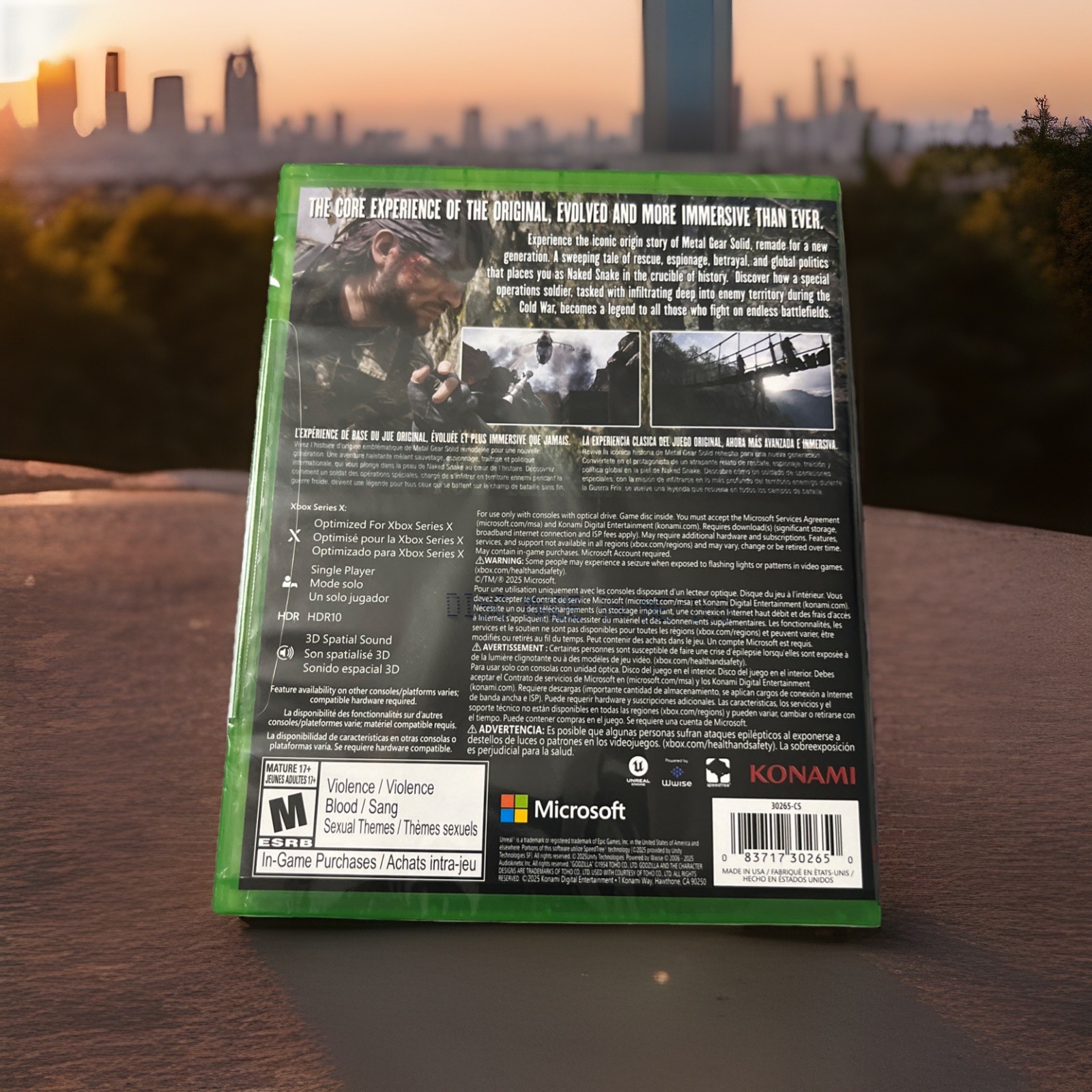 Metal Gear Solid Tactical Edition:Snake Eater – Microsoft Xbox Series X