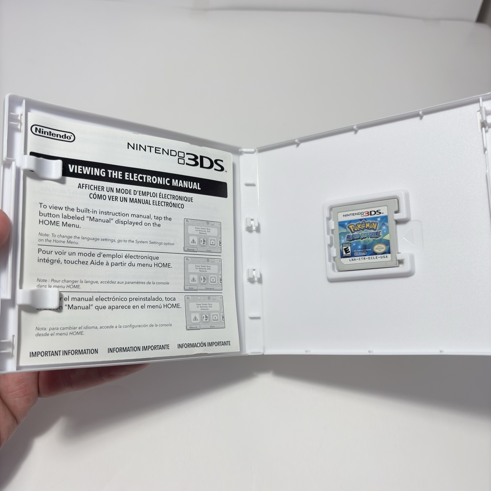 Pokemon Alpha Sapphire Nintendo 3DS Complete CIB Tested Authentic Clean USA