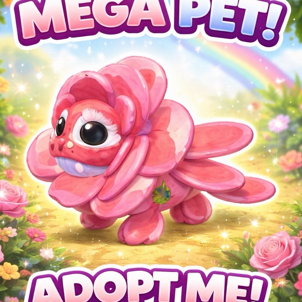 Uplift Games Adopt Me! Mega Rose Dragon Digital Item Adopt Me!