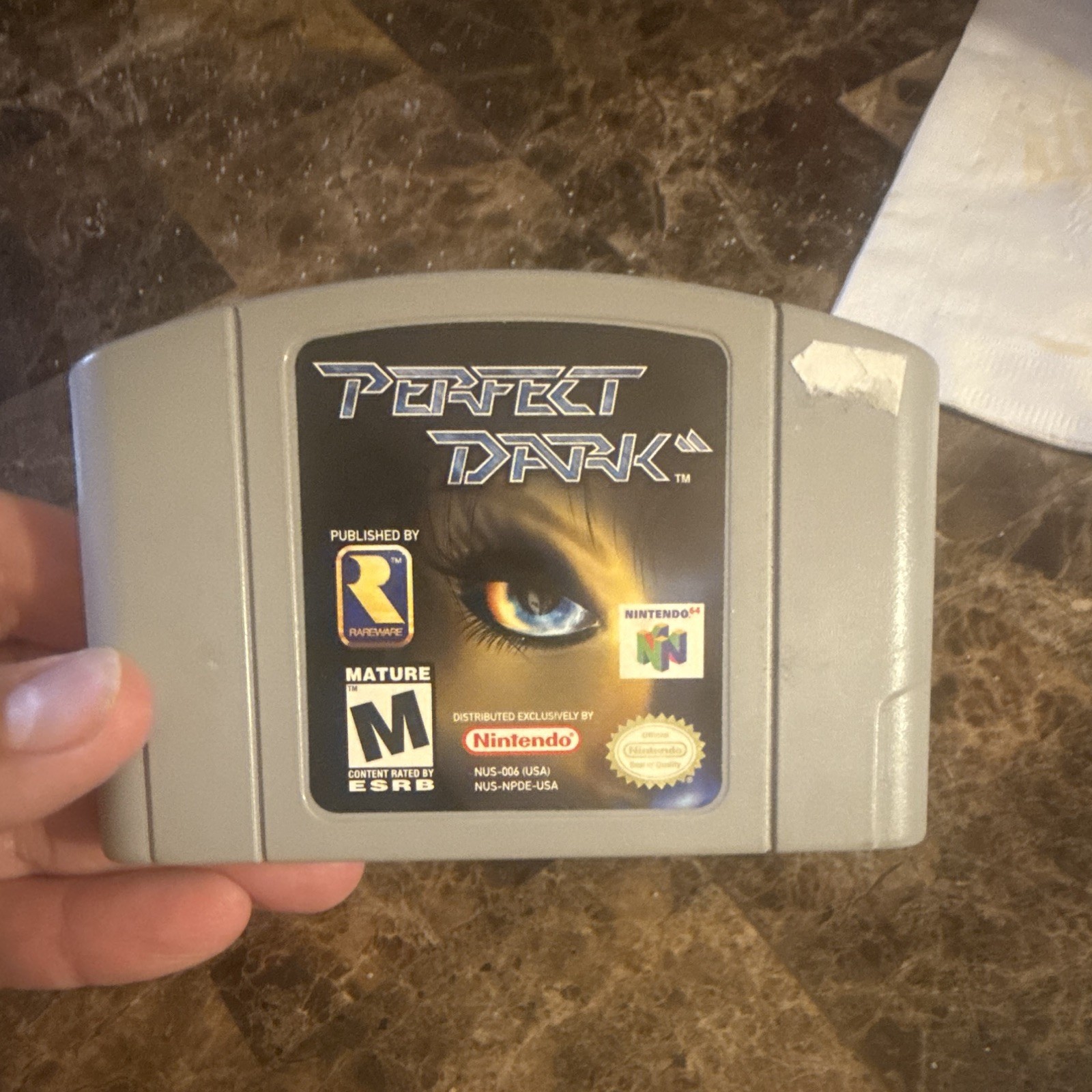 Rareware Perfect Dark Nintendo 64 N64 Shooter Game Cartridge M NTSC-U/C