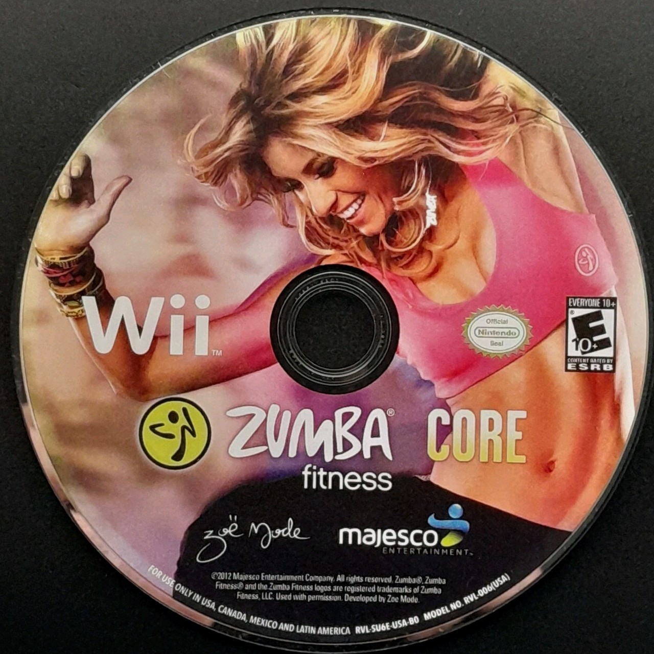 Zumba Fitness Core – Wii – Disc Only – Resurfaced/Tested