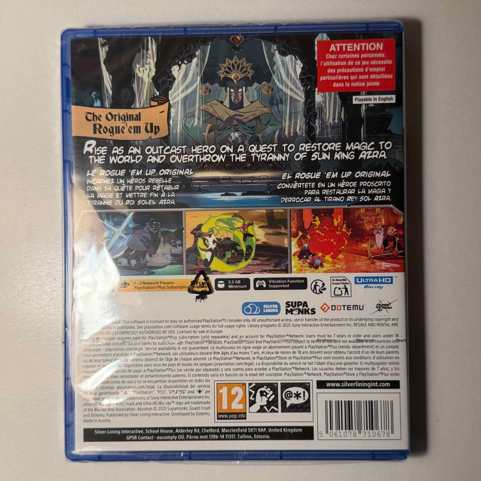 Absolum | PS5 | Lot #10 | NEW | Bundle 3+ Games & Save