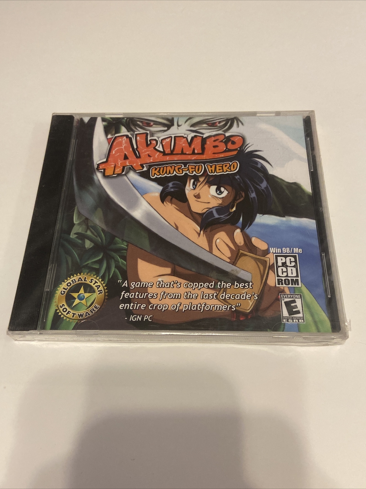 NEW Akimbo Kung-Fu Hero PC Game Win 98/ME Sealed Global Star Software iridon