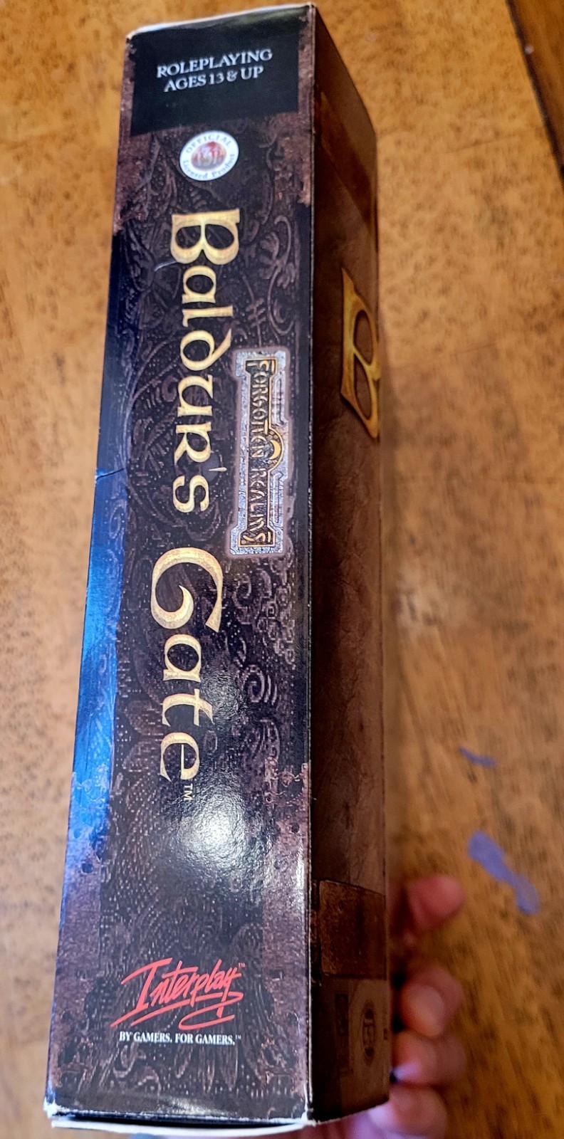 Baldurs Gate PC CD-ROM 1998 Big Box Complete Game Manual 5 Discs. Classic