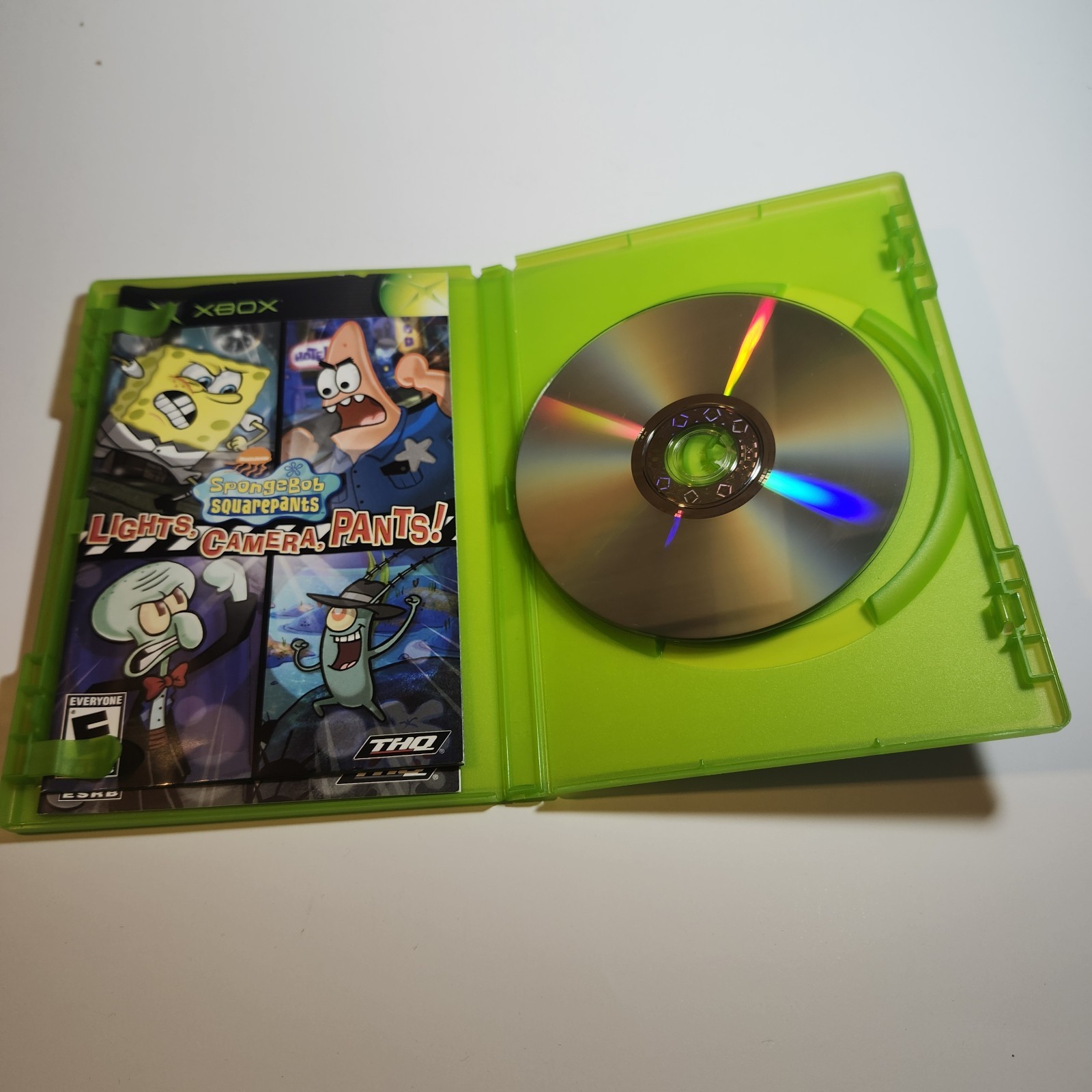 SpongeBob SquarePants: Lights, Camera, Pants w/Manual Xbox Gane