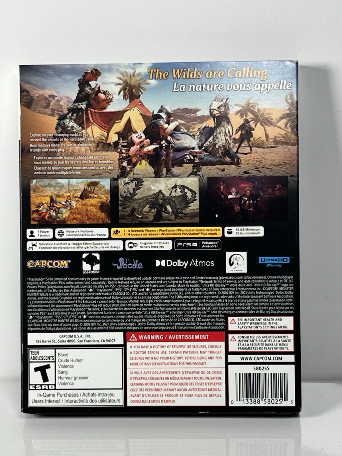 Monster Hunter Wilds Steelbook Edition PlayStation 5, Used