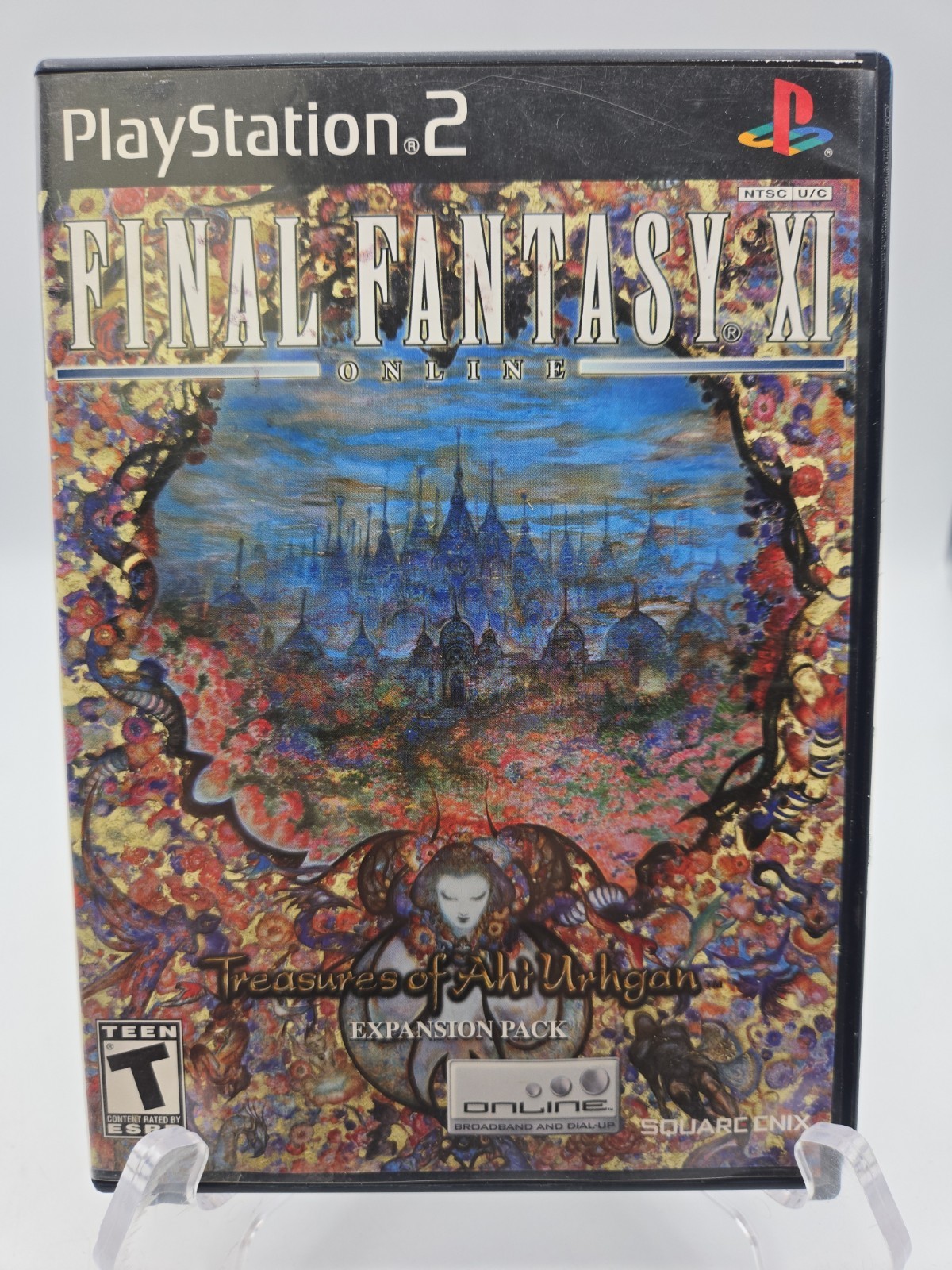 Sony Playstation 2 PS2 Black Label Final Fantasy XI Treasures of Aht Urhgan CIB