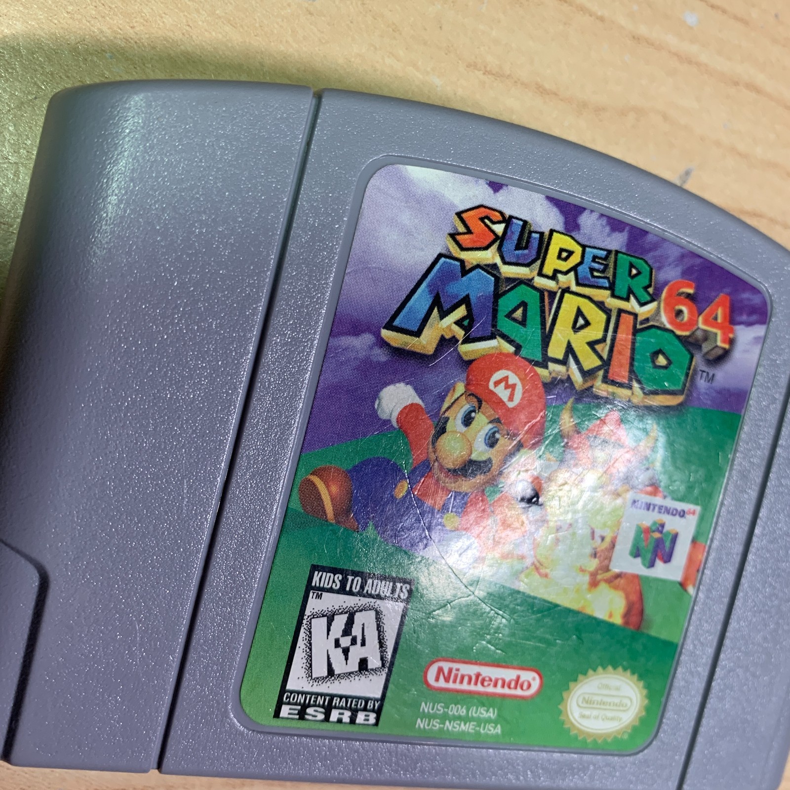Super Mario 64 N64 Authentic OEM Tested Minty Clean Working Cart Nintendo