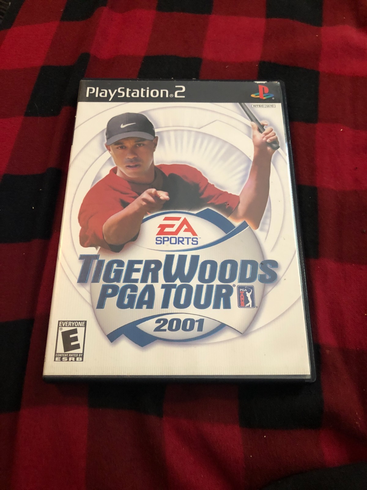 Tiger Woods PGA Tour 2001 Sony Playstation 2 Case Manual Disc Tested Works Great