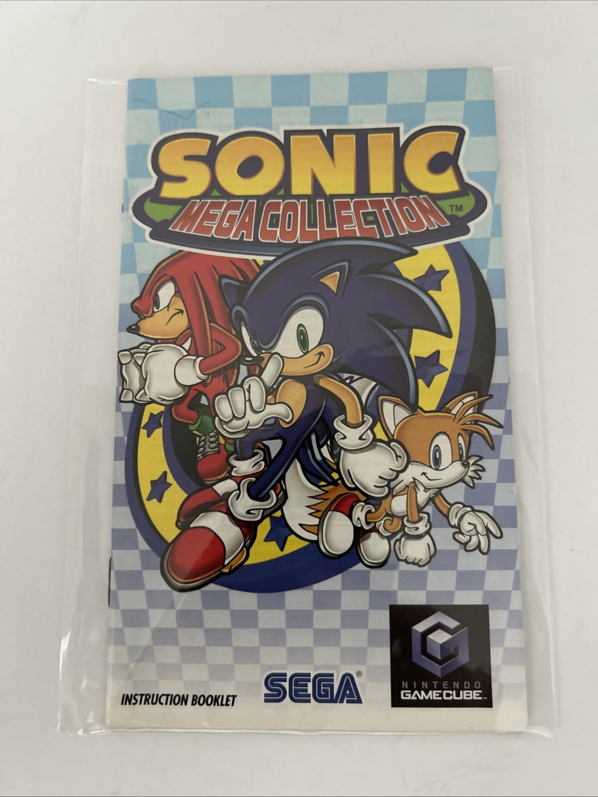 Sonic Mega Collection (Nintendo GameCube, 2002) AUTHENTIC MANUAL ONLY