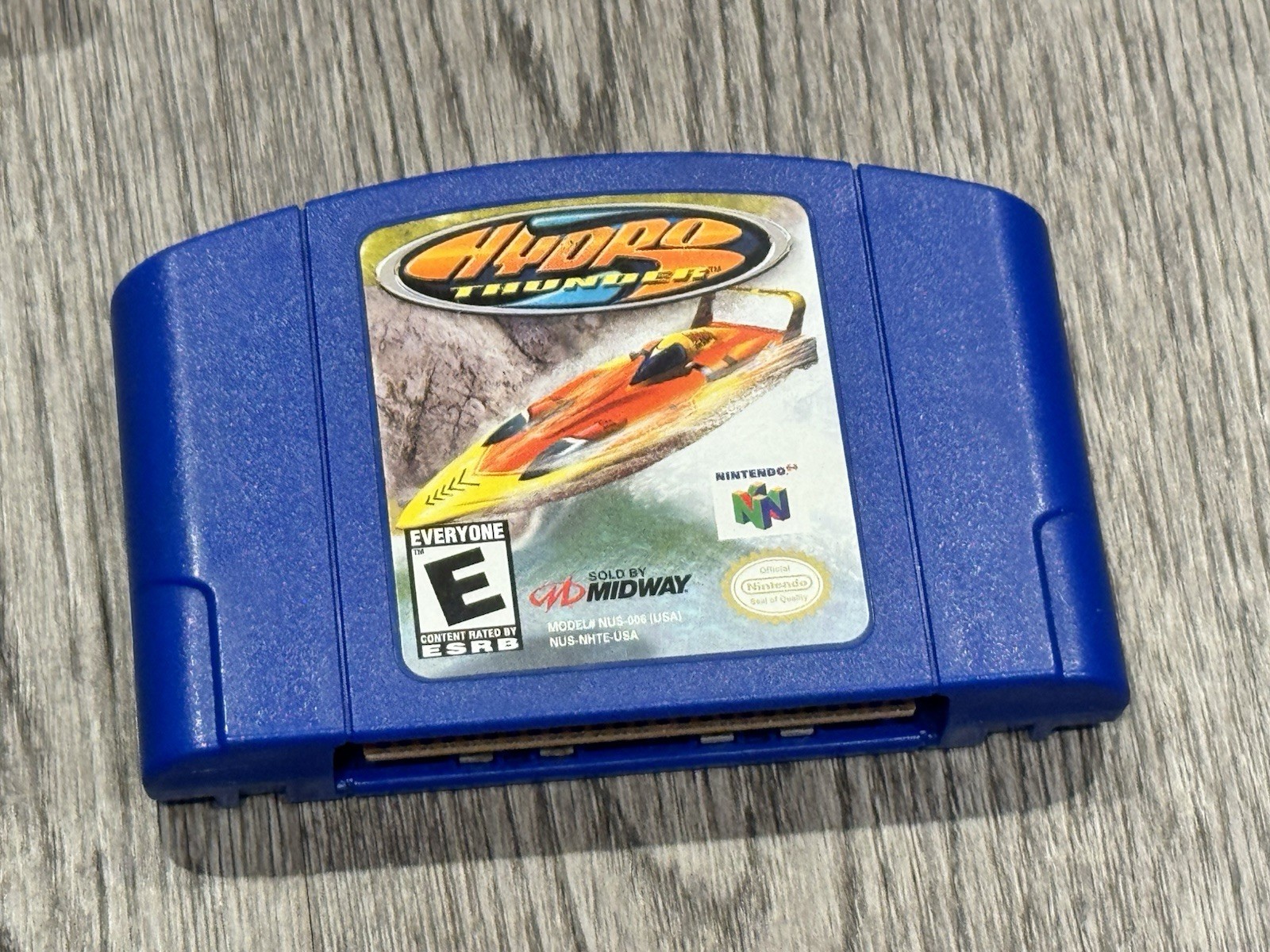 Hydro Thunder (Nintendo 64, 2000) Cleaned Tested Authentic N64 + Manual & Case