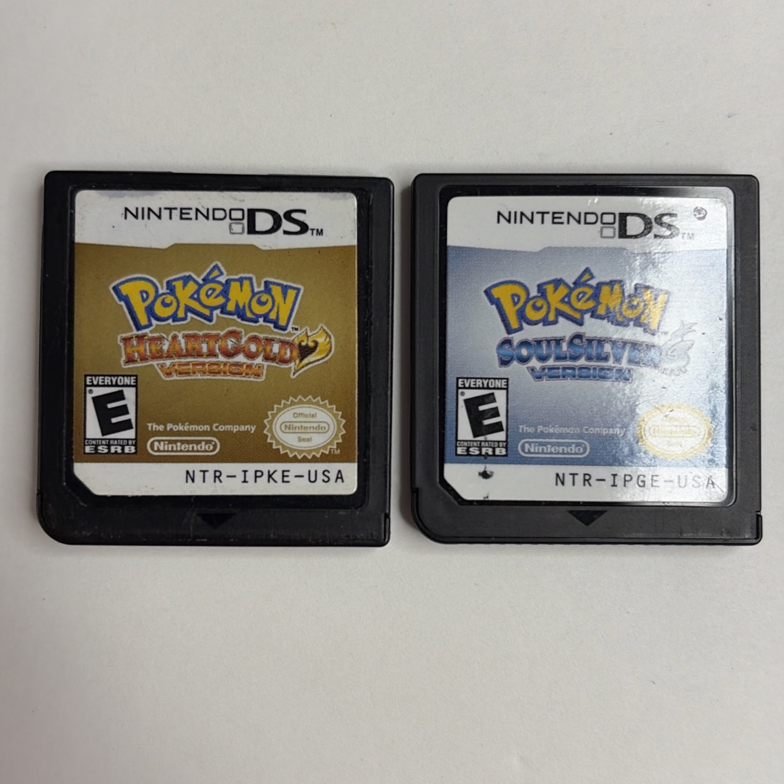 Pokemon: SoulSilver + HeartGold Nintendo DS LOT Authentic In Original Box