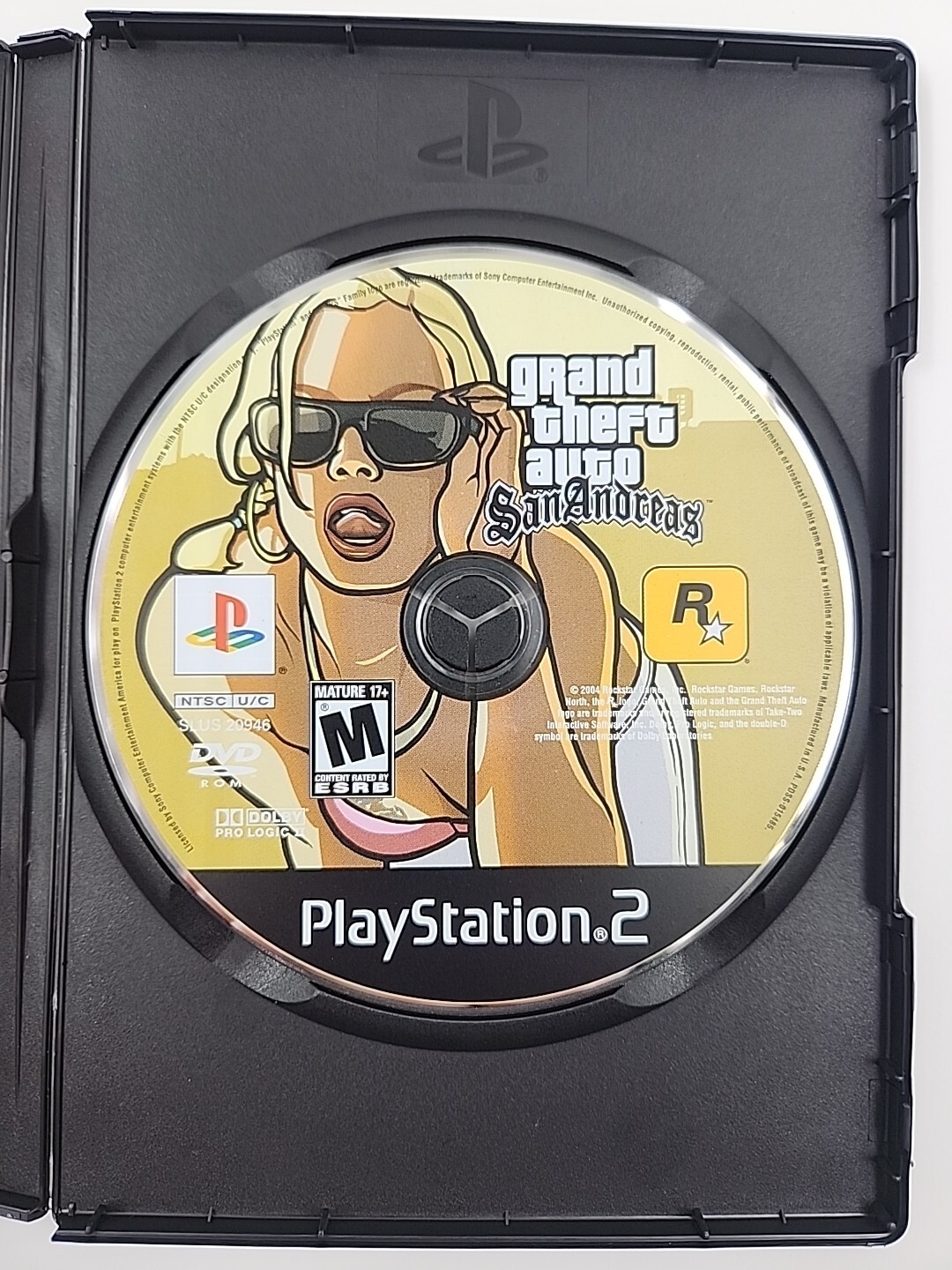 Grand Theft Auto San Andreas PS2 PlayStation 2 Complete CIB + Map