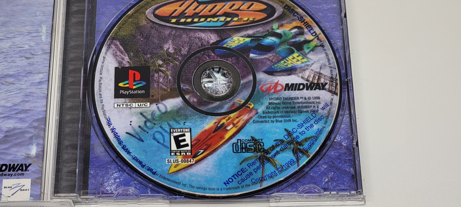 Hydro Thunder (Sony PlayStation 1, 2000) Complete TESTED with Registration Card