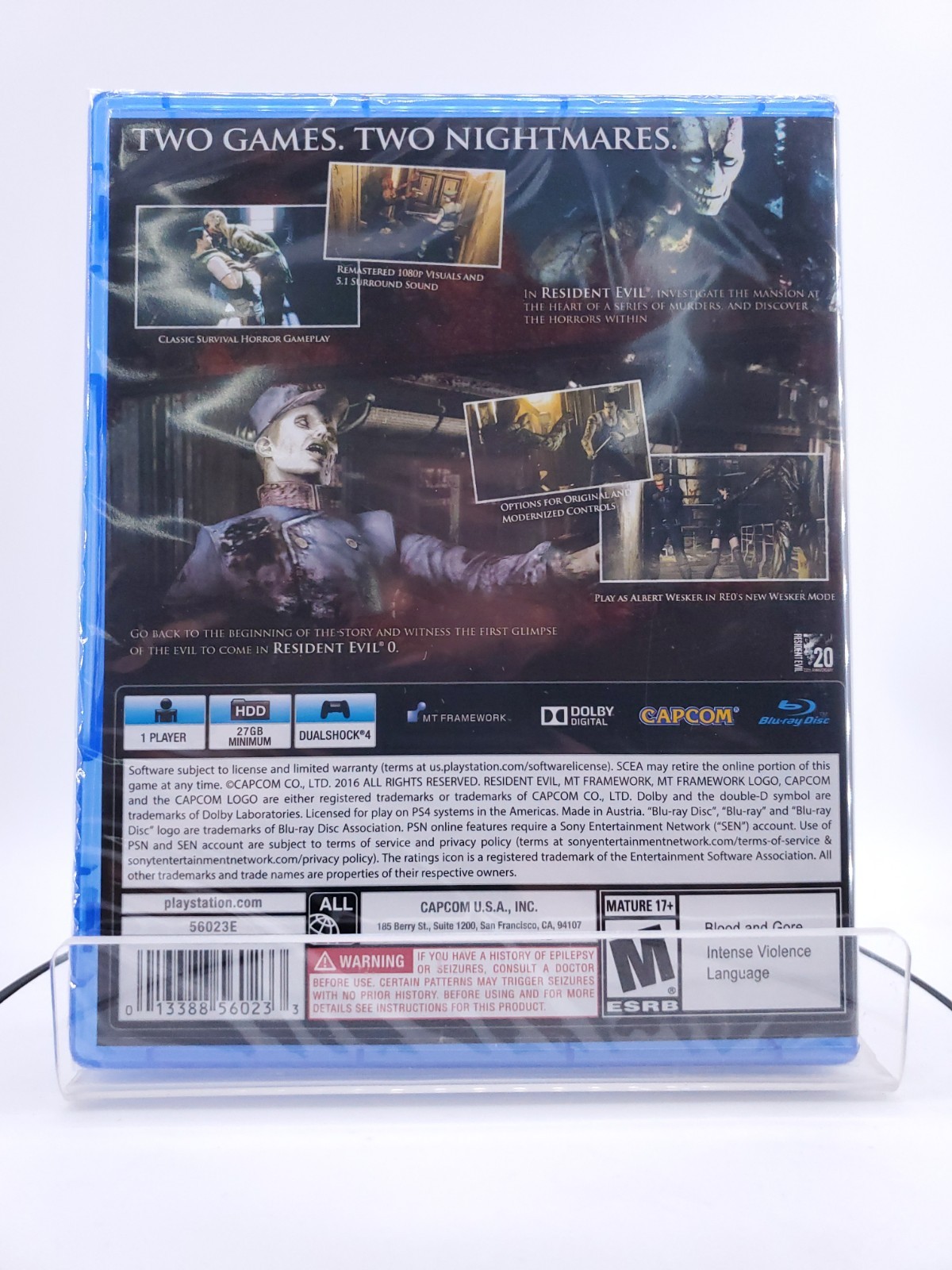 Resident Evil Origins Collection PS4 Sony PlayStation 4