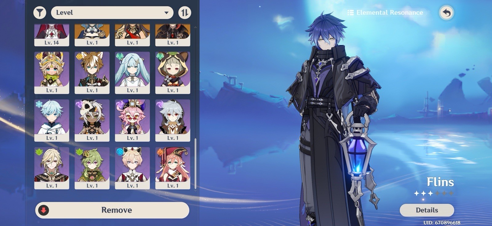 Genshin Impact America AR 60, 12 5 stars, 2 5 star weapons, Flins Starter Acc!