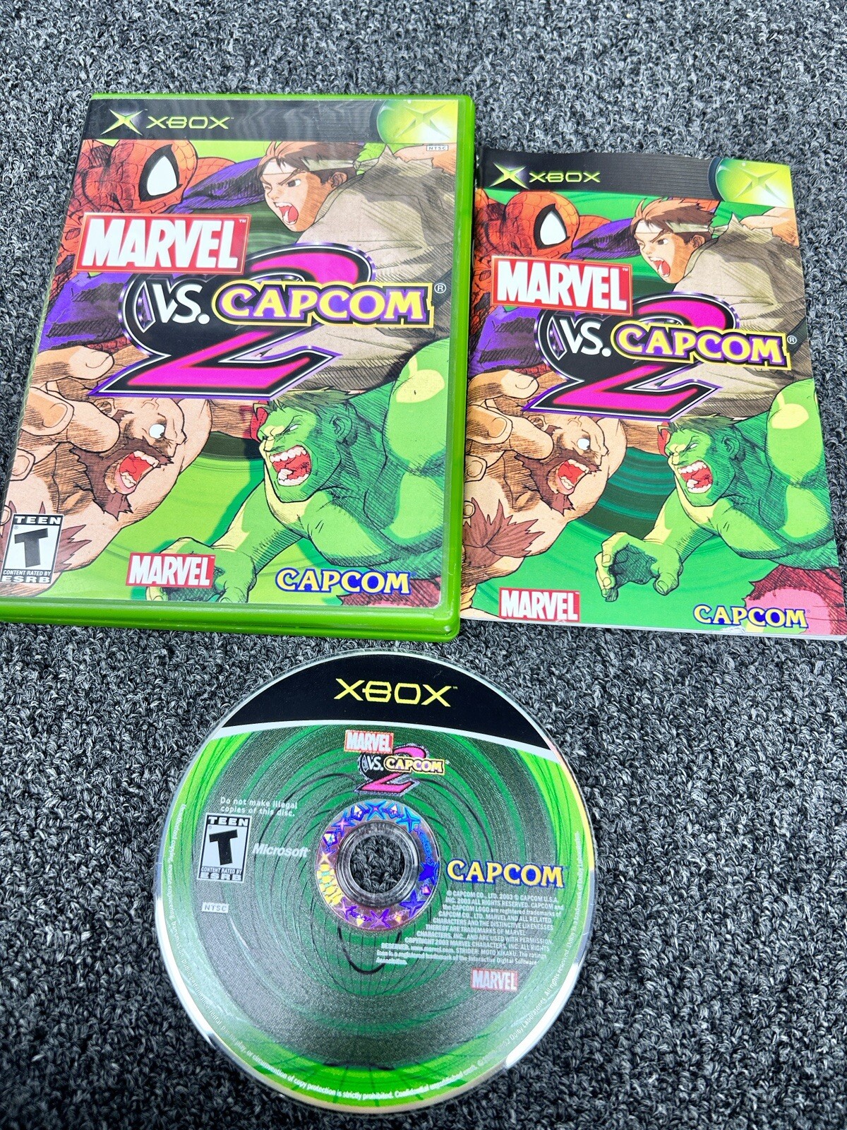 Xbox – Marvel VS Capcom 2 – Complete In Box excellent!