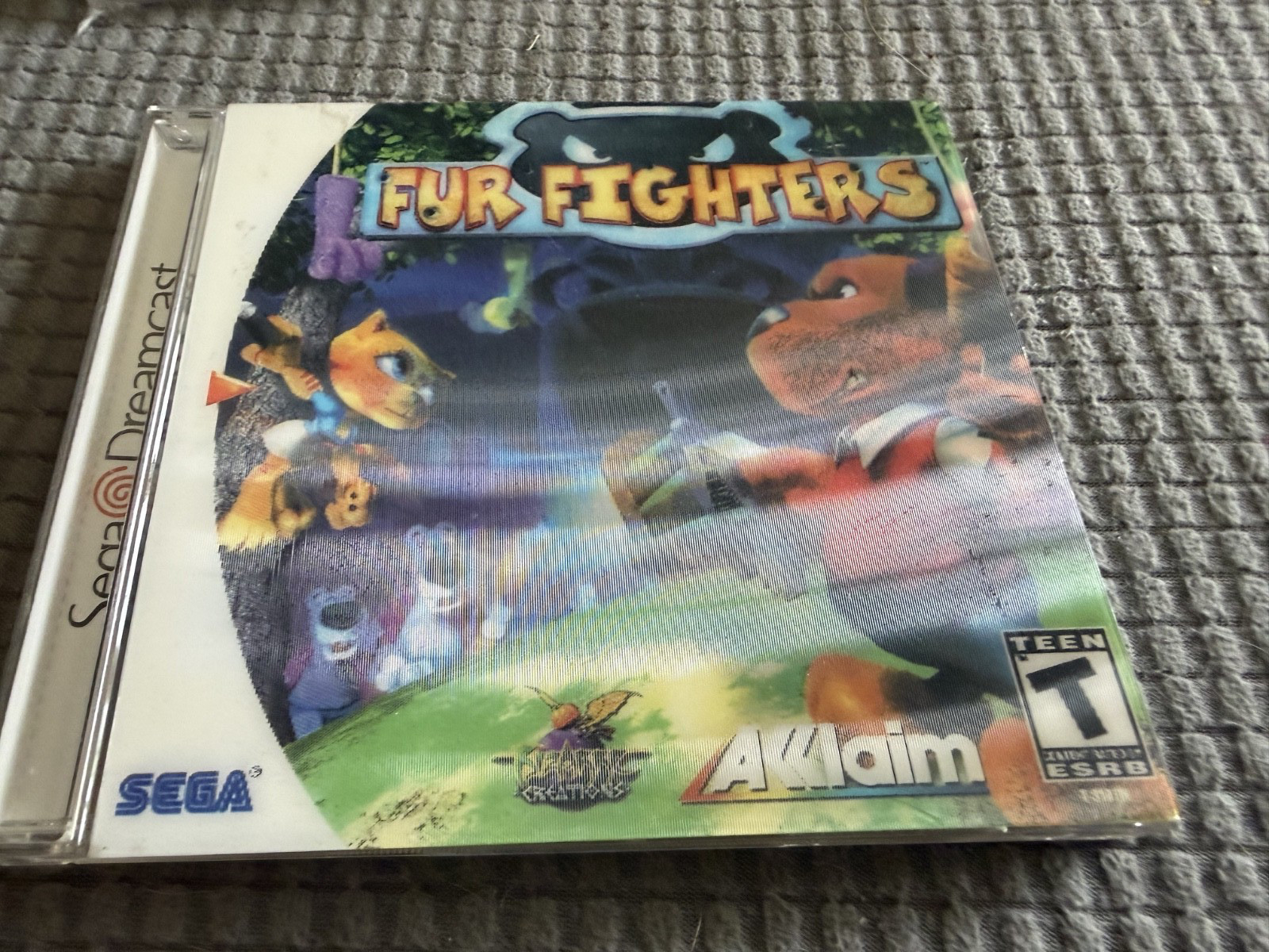 Fur Fighters (Dreamcast) Complete- Lenticular – Tested – Authentic – PRISTINE