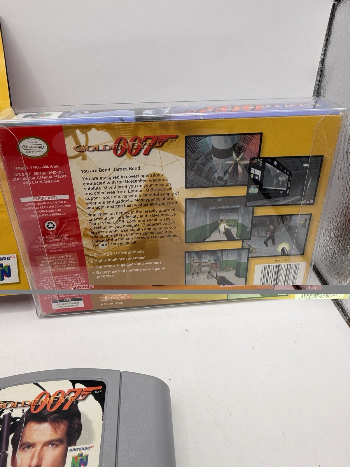 Goldeneye 007 (Nintendo 64, N64, Complete, Authentic, & Tested) Fast Shipping