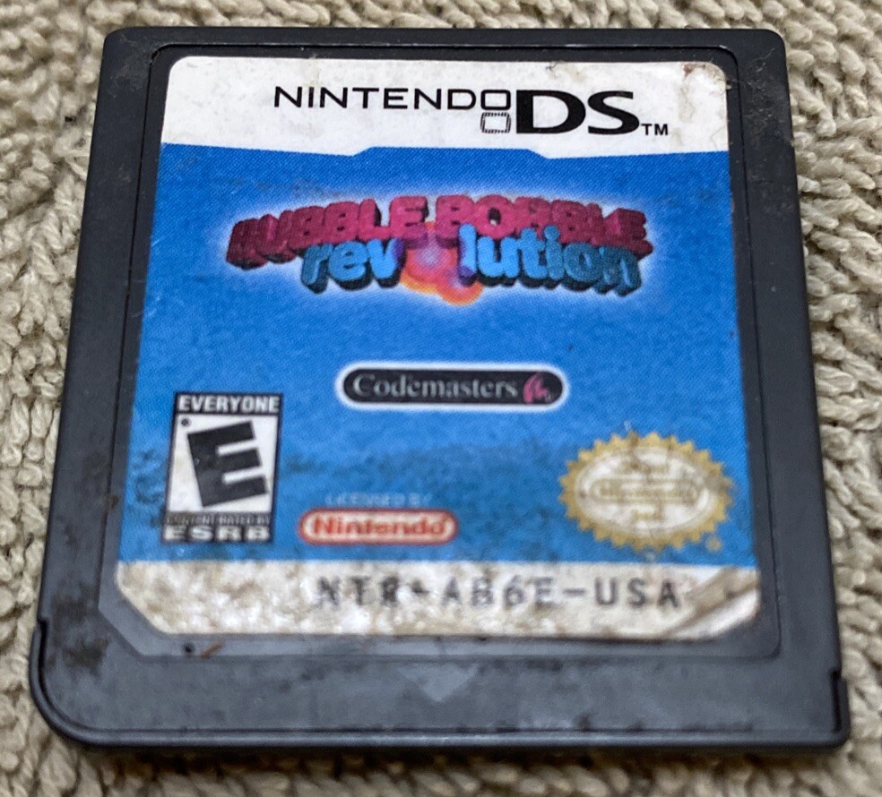Bubble Bobble Revolution USA-1 Revision Variant (Nintendo DS, 2006) VERY RARE