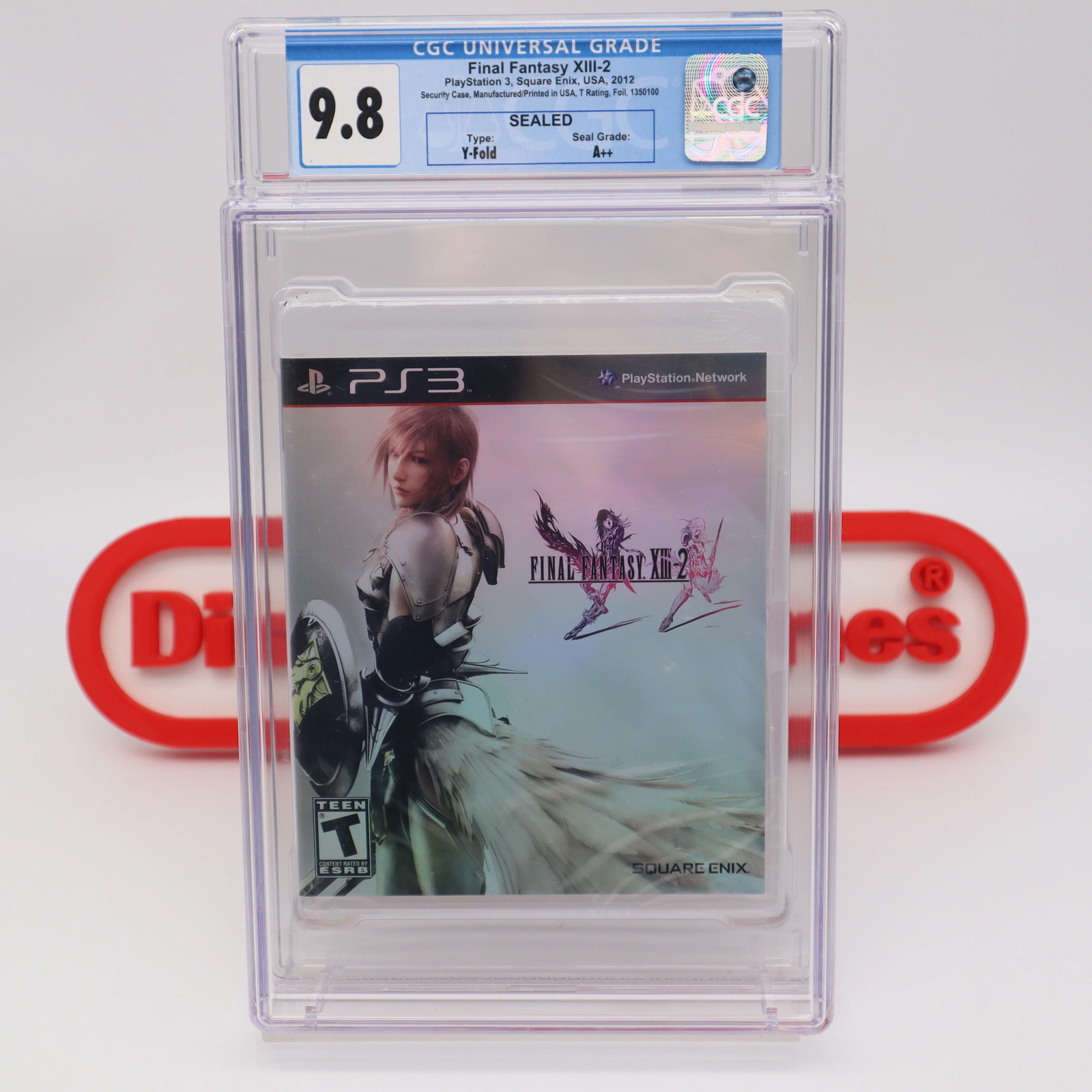 PS3 PlayStation 3 FINAL FANTASY XIII-2 FOIL COVER! CGC GRADED 9.8 A++ NEW Sealed